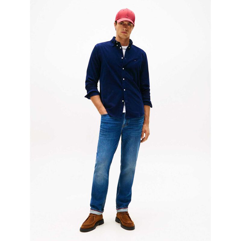 Tommy Hilfiger Regular Fit Flag Embroidery Corduroy Shirt image number 3